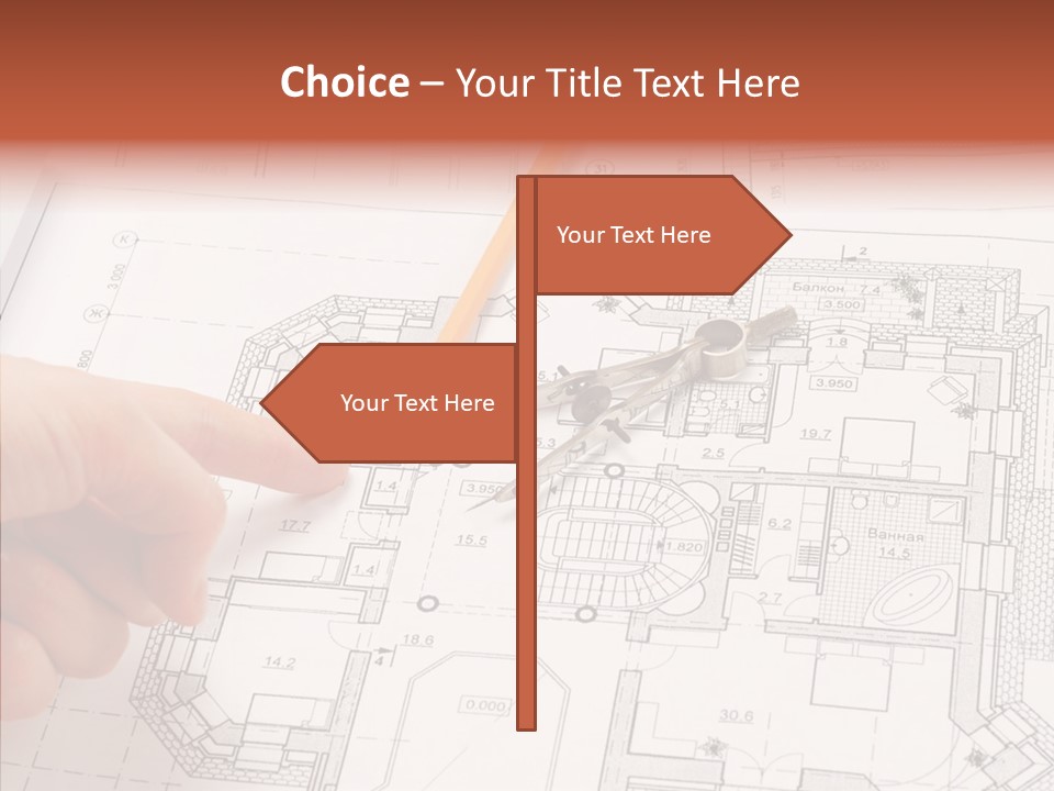 Design Technical Pencil PowerPoint Template