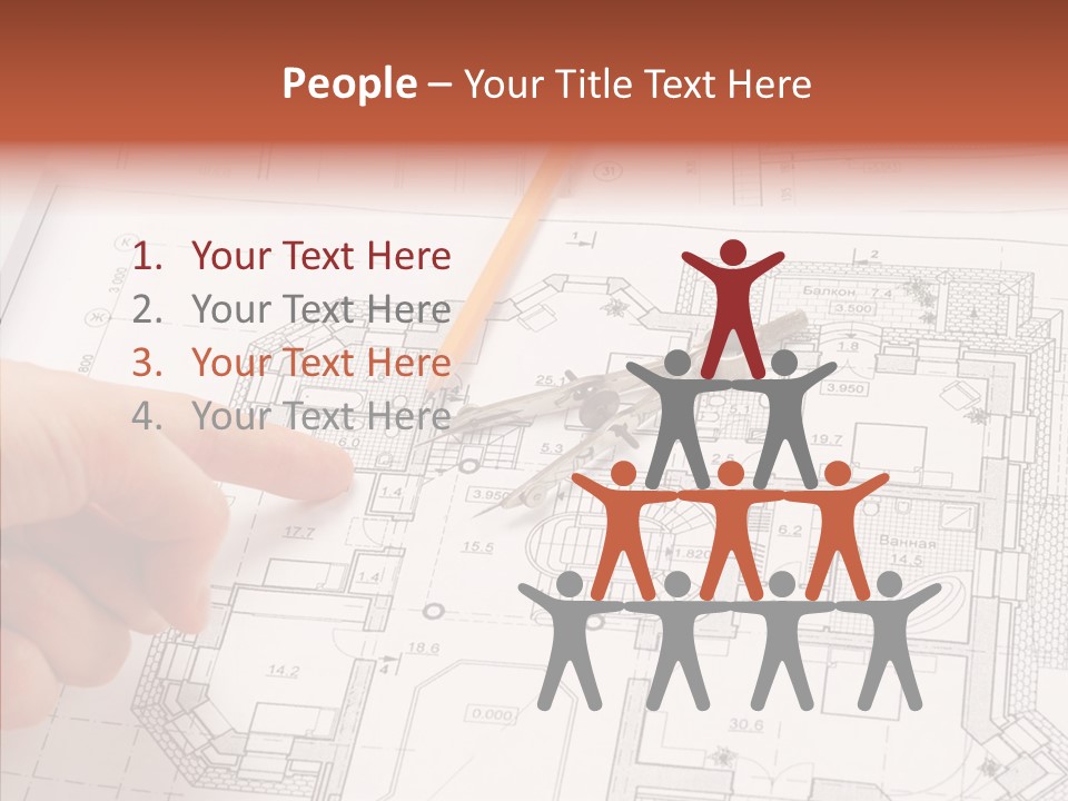 Design Technical Pencil PowerPoint Template