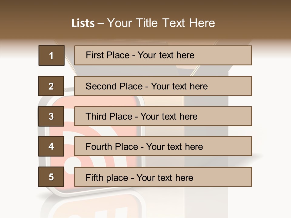 Ymbol Communicate Ub Cription PowerPoint Template
