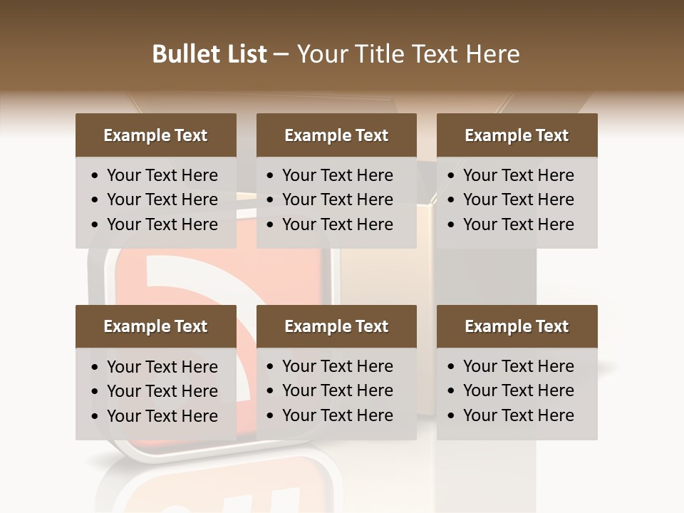 Ymbol Communicate Ub Cription PowerPoint Template