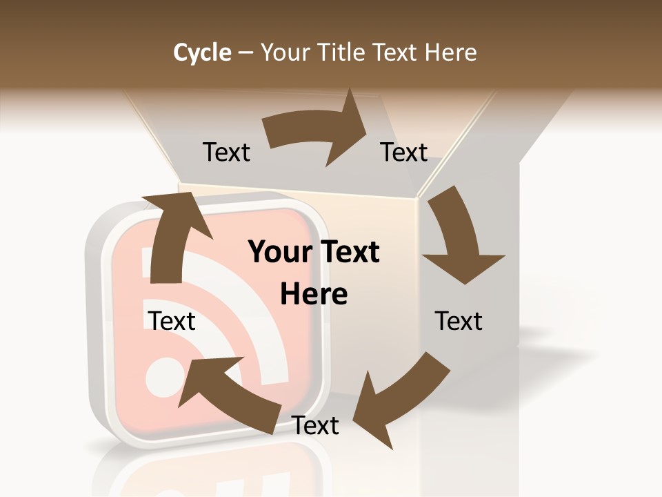 Ymbol Communicate Ub Cription PowerPoint Template