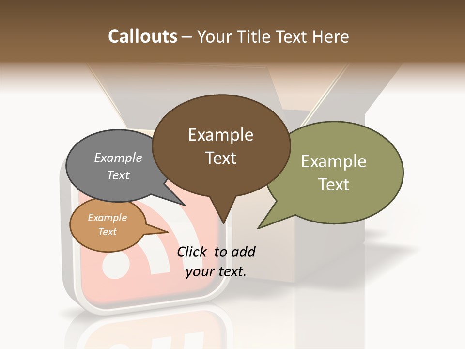 Ymbol Communicate Ub Cription PowerPoint Template