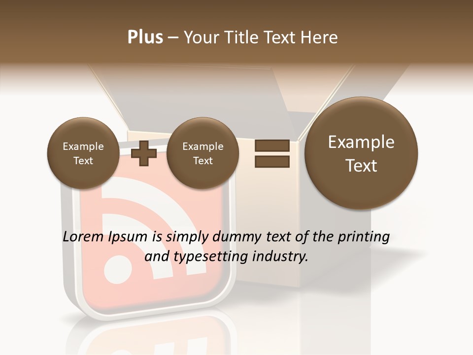 Ymbol Communicate Ub Cription PowerPoint Template