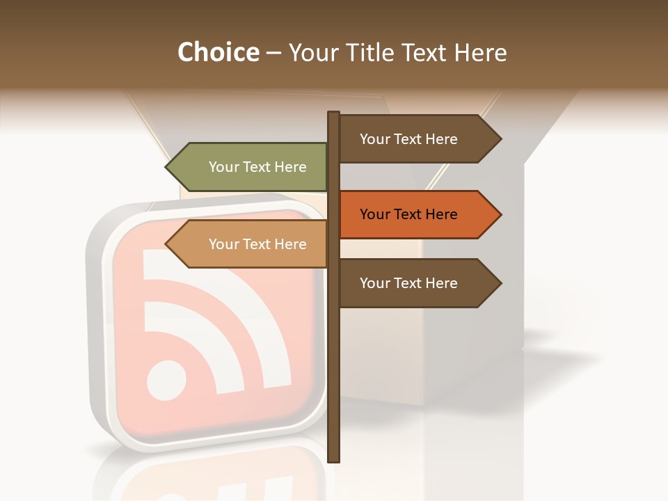 Ymbol Communicate Ub Cription PowerPoint Template