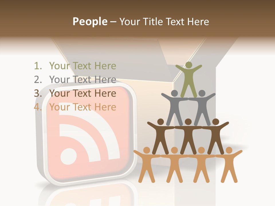 Ymbol Communicate Ub Cription PowerPoint Template