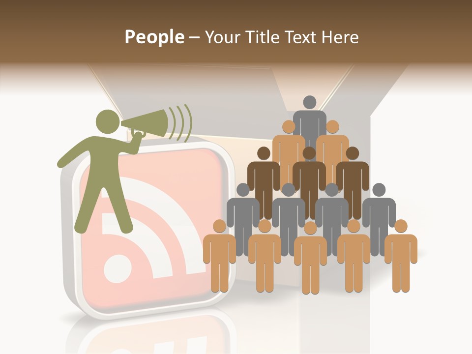 Ymbol Communicate Ub Cription PowerPoint Template