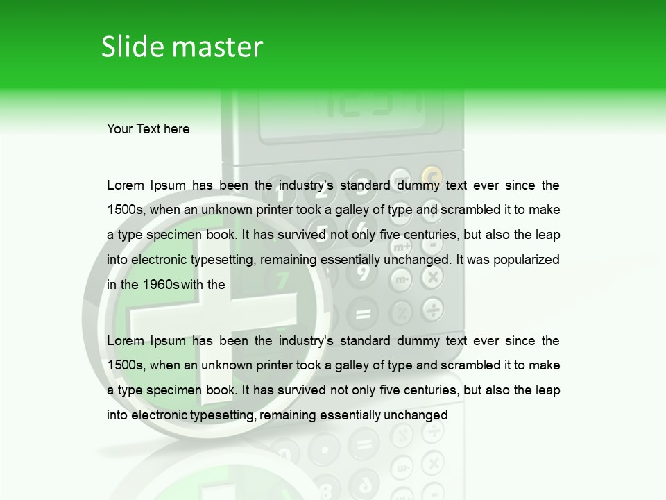 Plu Add Math PowerPoint Template
