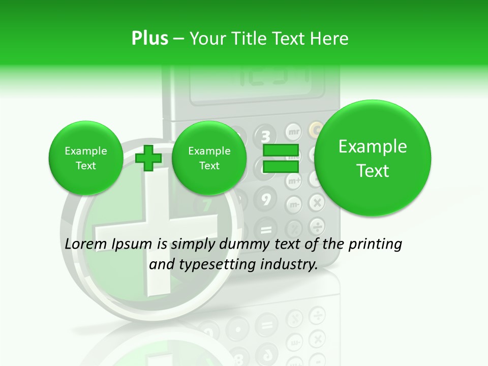 Plu Add Math PowerPoint Template