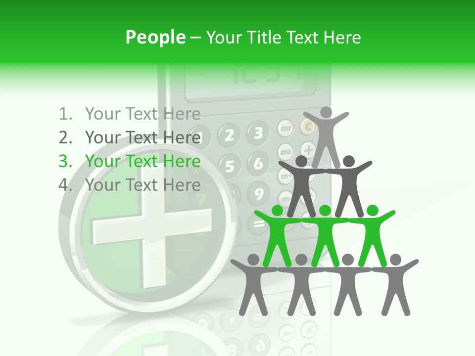 Plu Add Math PowerPoint Template