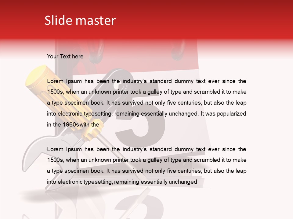 Chedule Organize Date PowerPoint Template