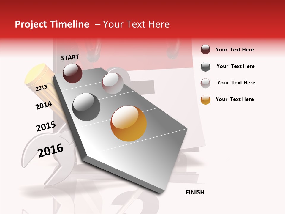 Chedule Organize Date PowerPoint Template