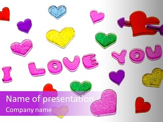 Abstract Anniversary Love PowerPoint Template