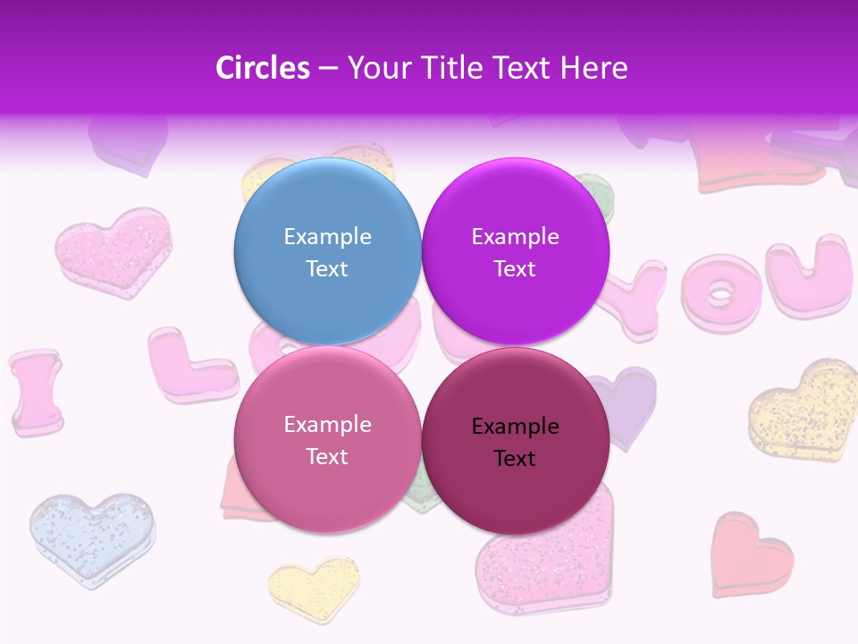 Abstract Anniversary Love PowerPoint Template