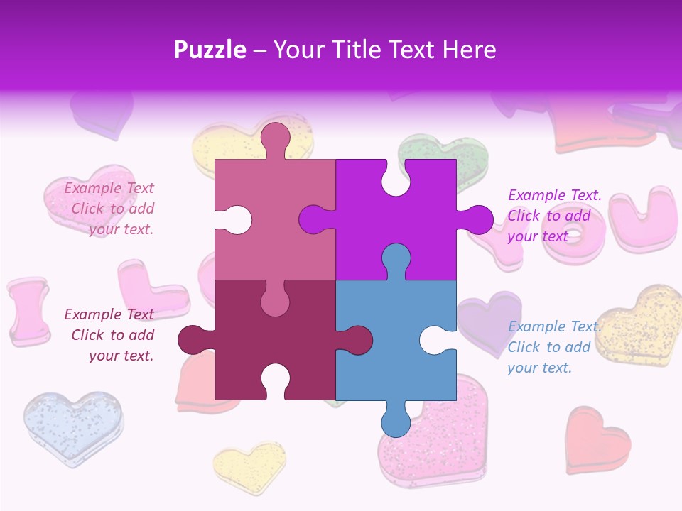 Abstract Anniversary Love PowerPoint Template