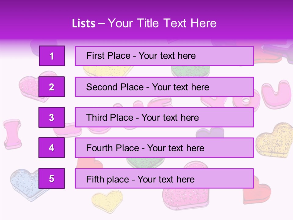 Abstract Anniversary Love PowerPoint Template