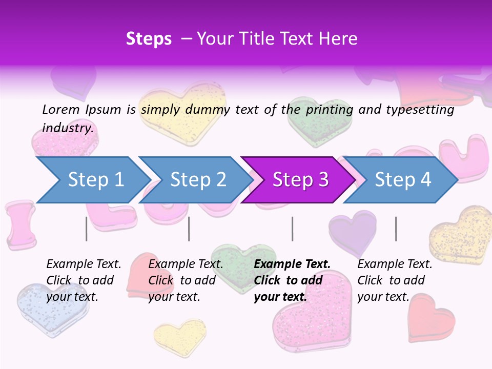 Abstract Anniversary Love PowerPoint Template