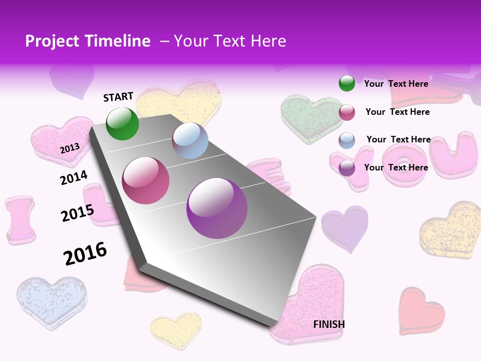 Abstract Anniversary Love PowerPoint Template