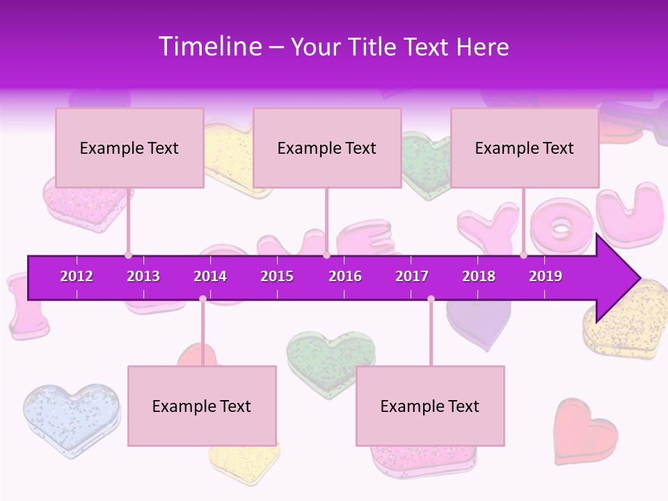 Abstract Anniversary Love PowerPoint Template