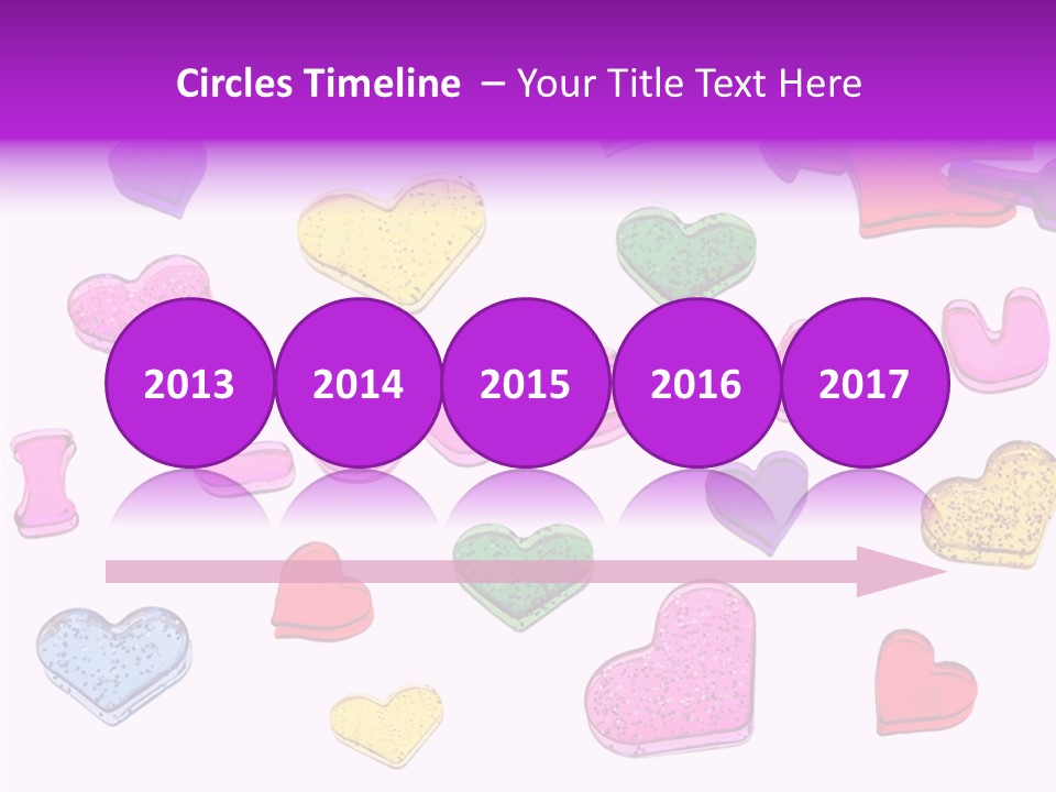 Abstract Anniversary Love PowerPoint Template