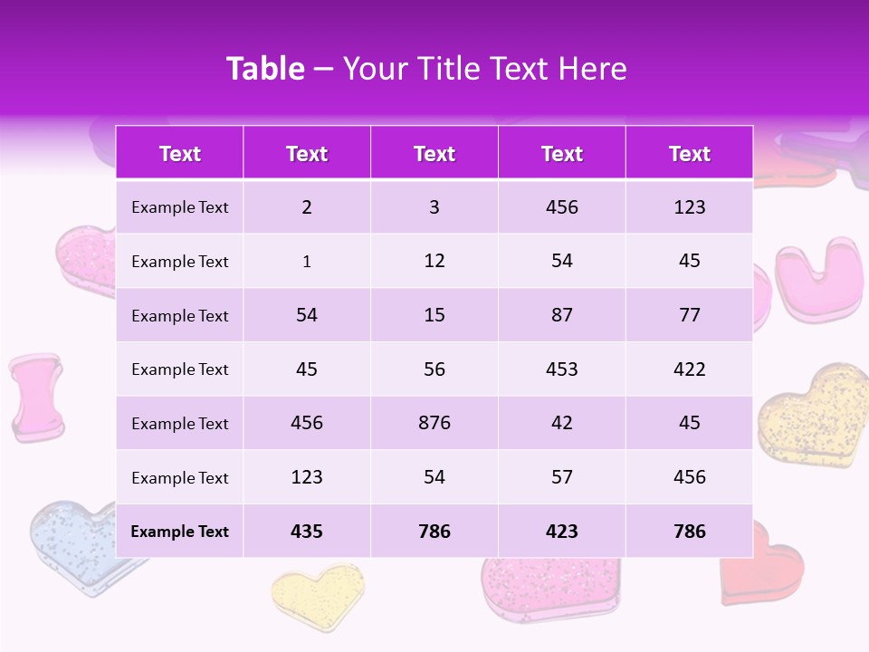 Abstract Anniversary Love PowerPoint Template