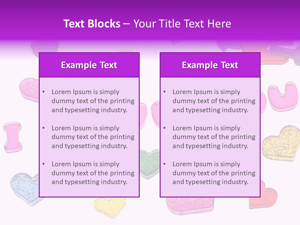 Abstract Anniversary Love PowerPoint Template