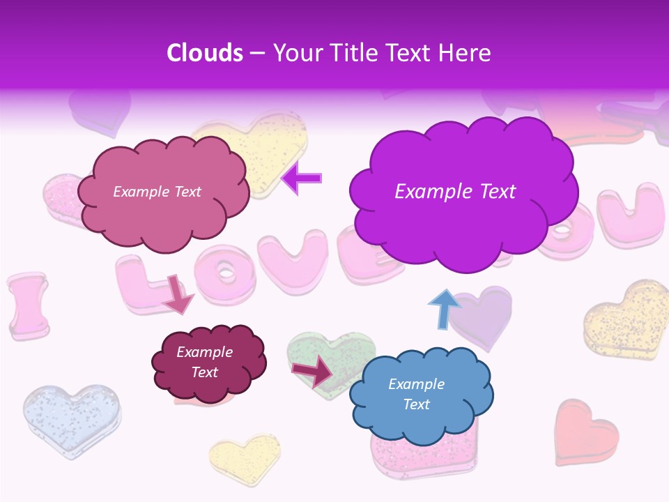 Abstract Anniversary Love PowerPoint Template