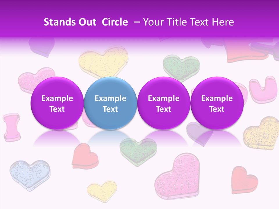 Abstract Anniversary Love PowerPoint Template