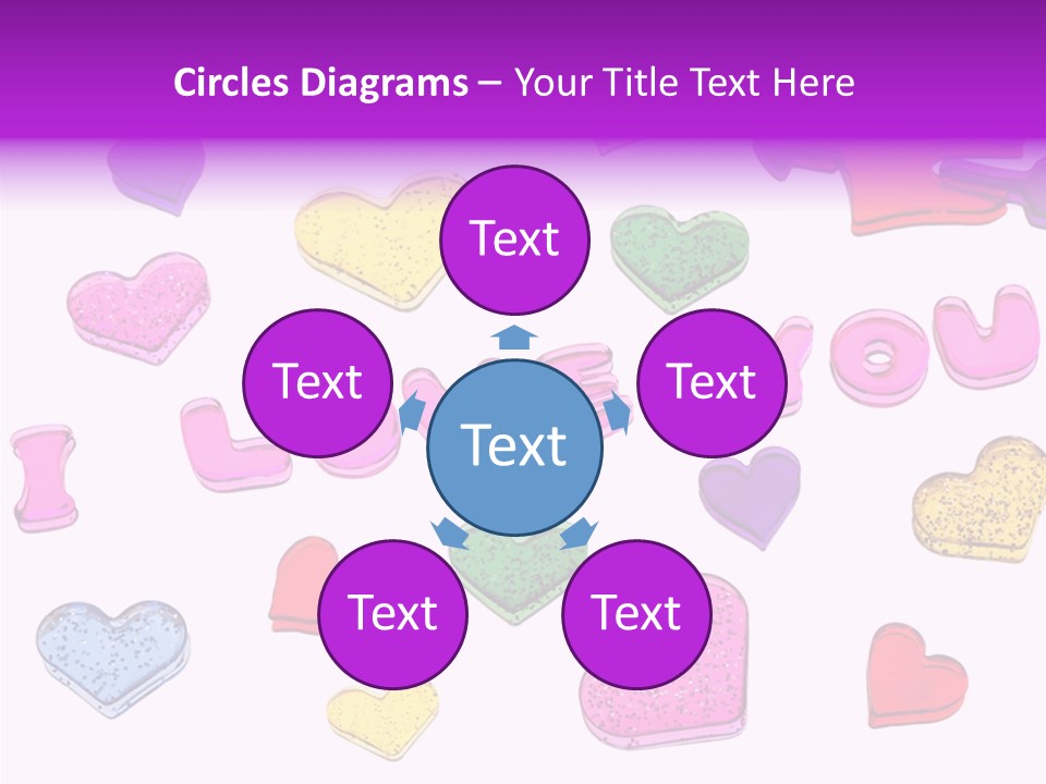 Abstract Anniversary Love PowerPoint Template