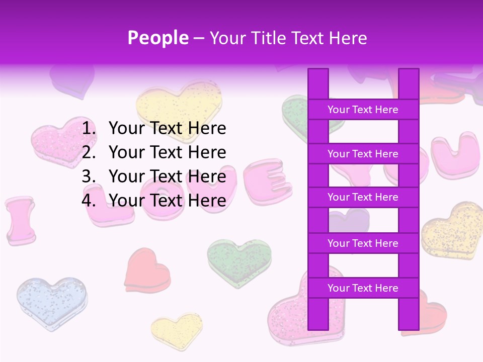 Abstract Anniversary Love PowerPoint Template