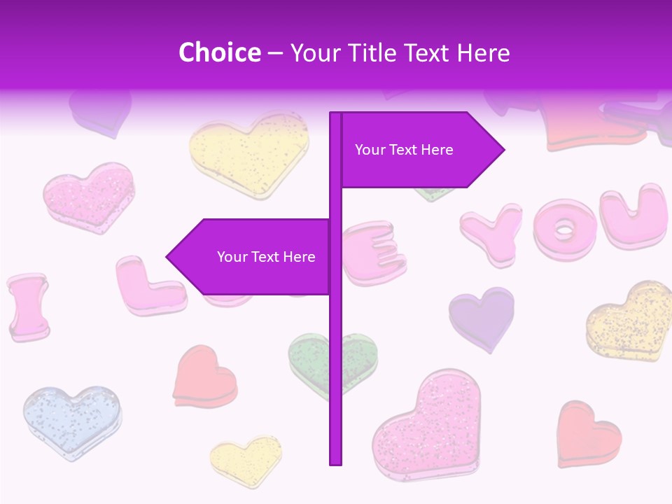 Abstract Anniversary Love PowerPoint Template