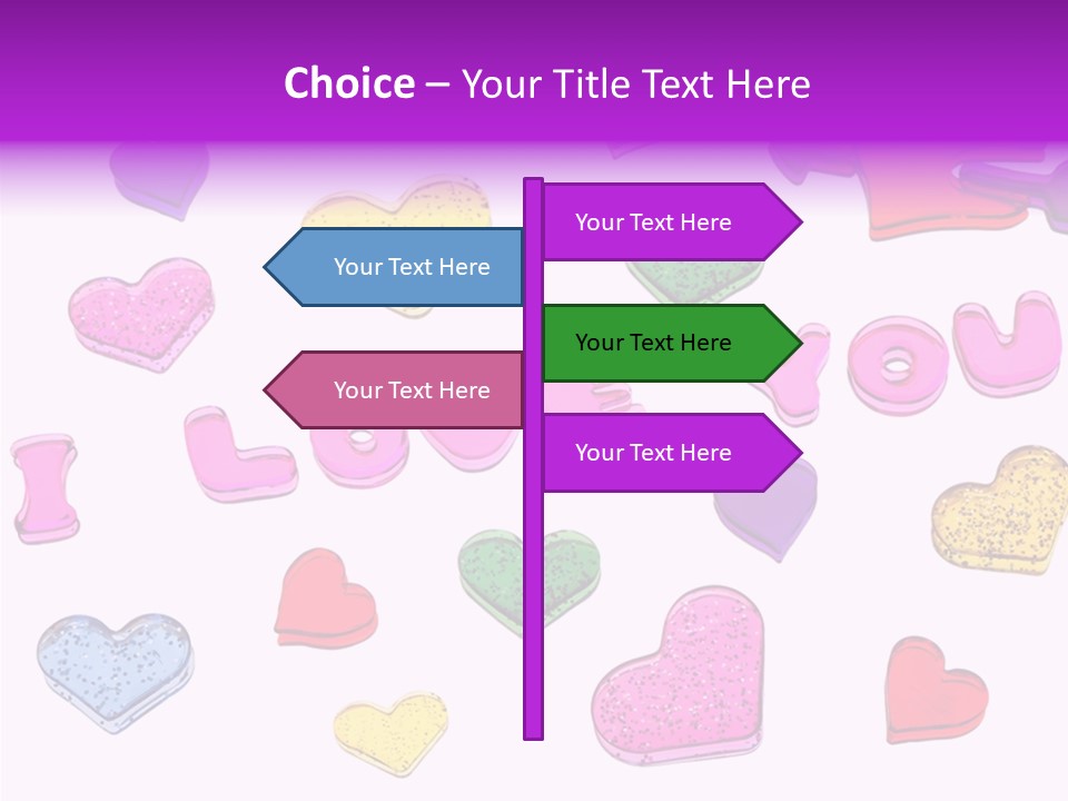 Abstract Anniversary Love PowerPoint Template