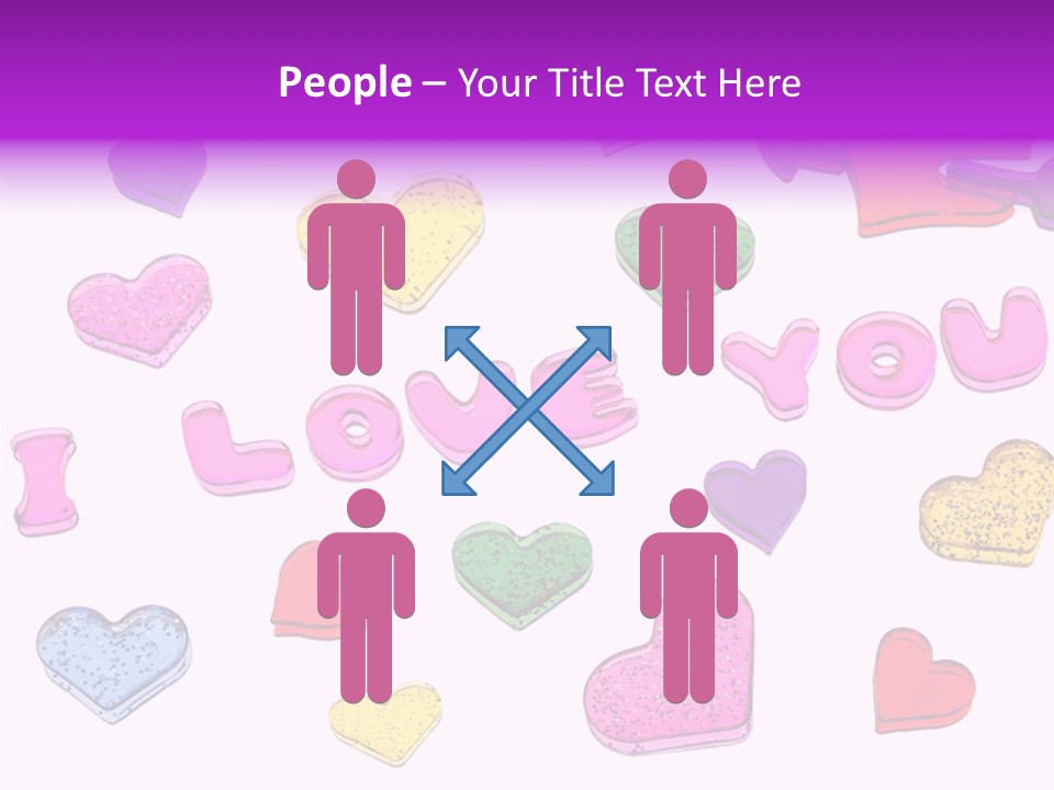 Abstract Anniversary Love PowerPoint Template