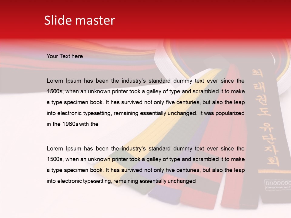 Korean Texture Tip PowerPoint Template