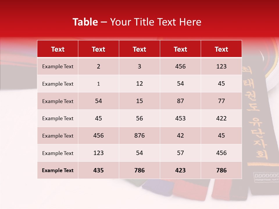 Korean Texture Tip PowerPoint Template