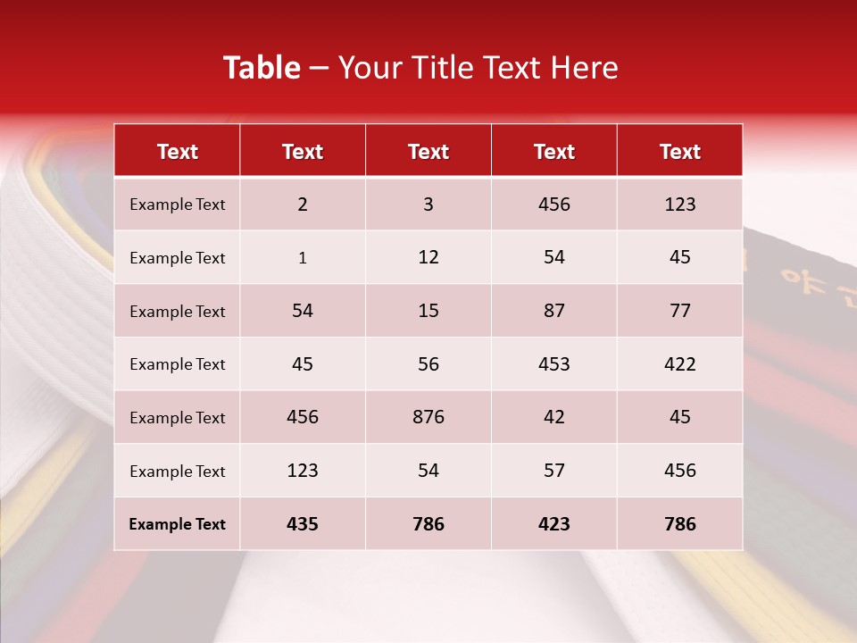 Symbol Red Design PowerPoint Template