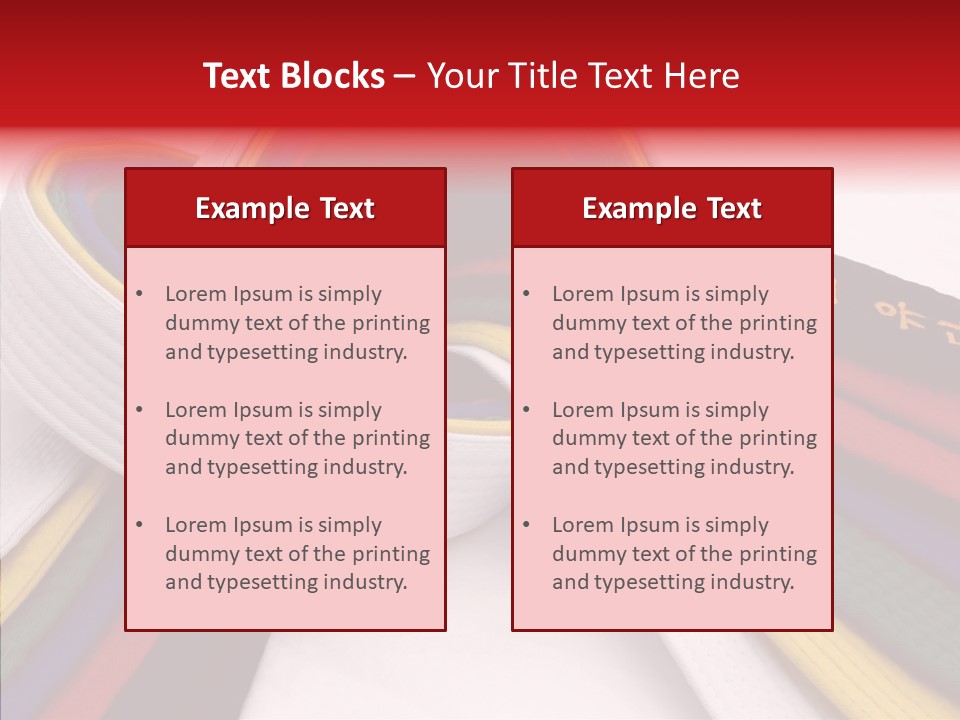 Symbol Red Design PowerPoint Template