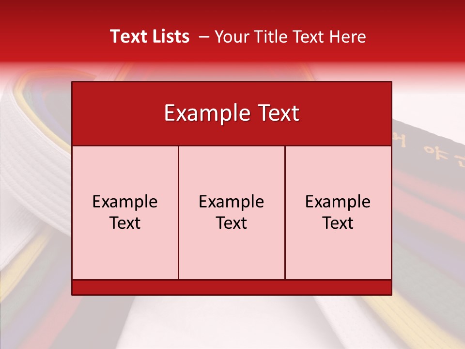 Symbol Red Design PowerPoint Template