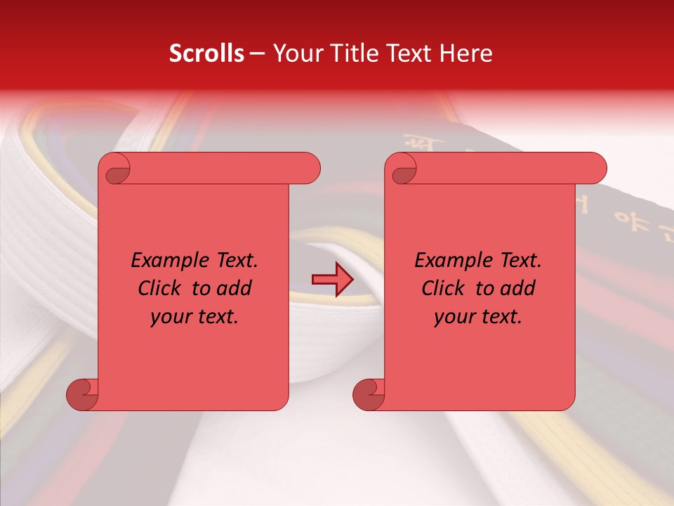 Symbol Red Design PowerPoint Template
