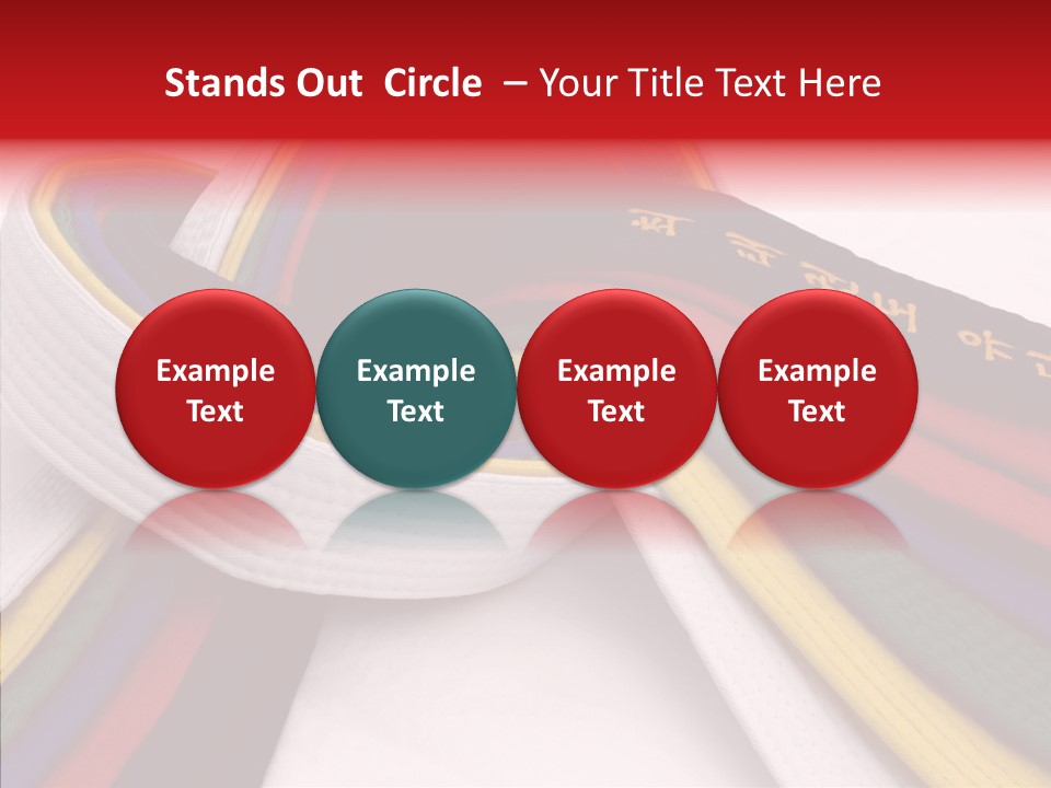 Symbol Red Design PowerPoint Template