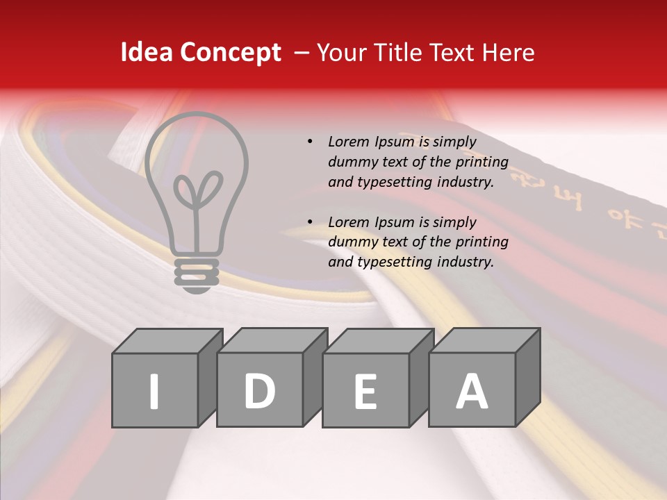 Symbol Red Design PowerPoint Template