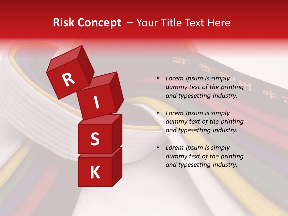 Symbol Red Design PowerPoint Template