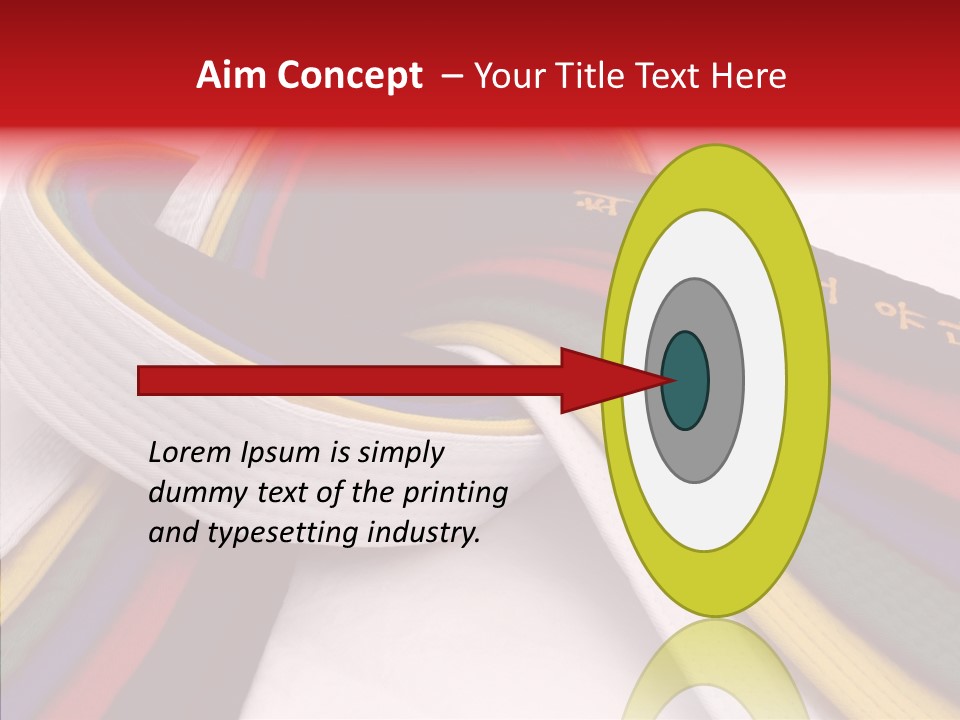 Symbol Red Design PowerPoint Template