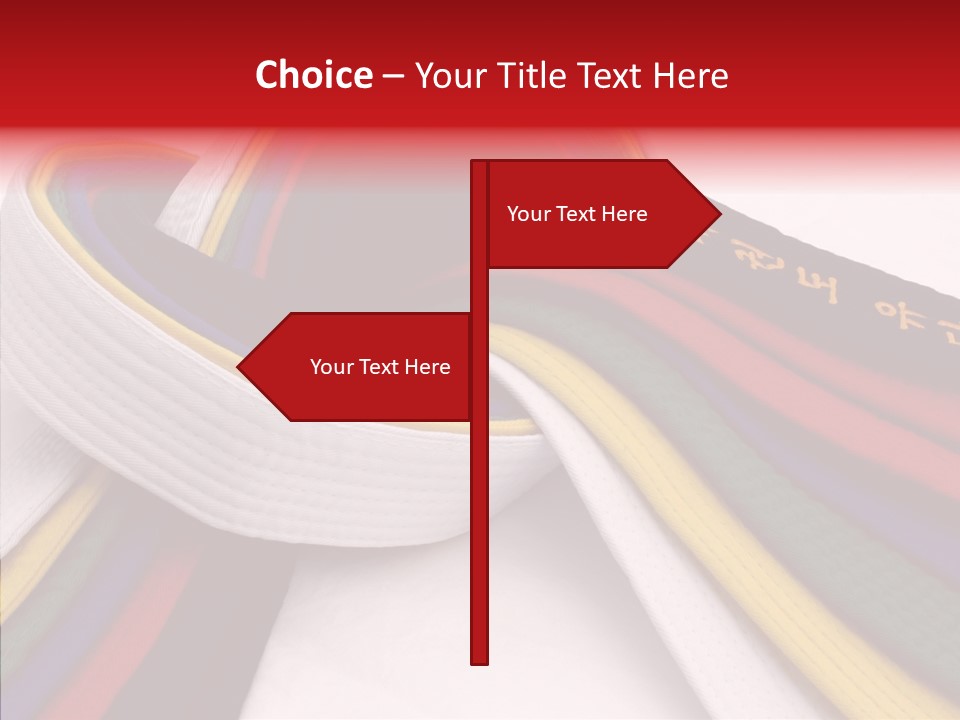 Symbol Red Design PowerPoint Template