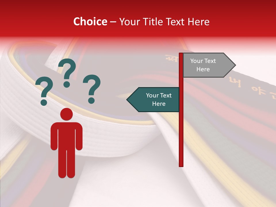 Symbol Red Design PowerPoint Template