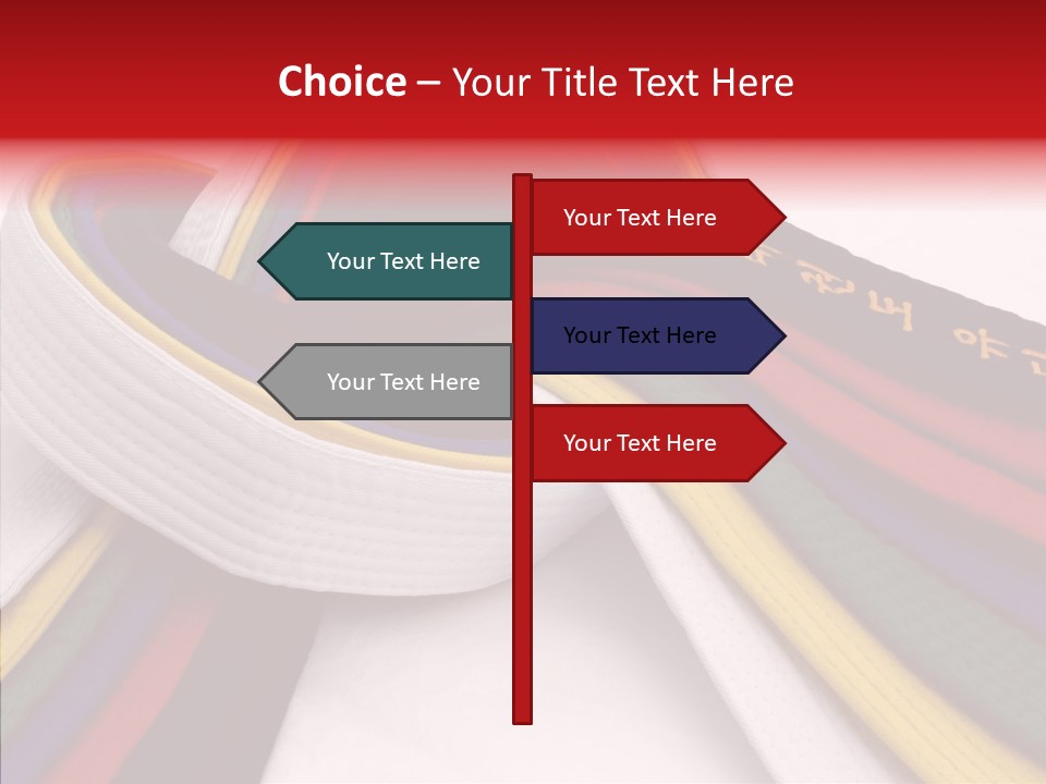 Symbol Red Design PowerPoint Template