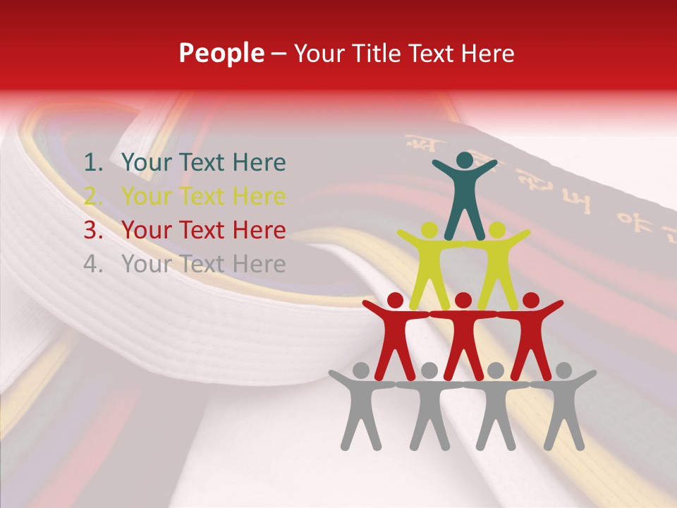 Symbol Red Design PowerPoint Template