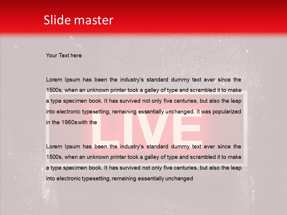 Signal Board Ether PowerPoint Template