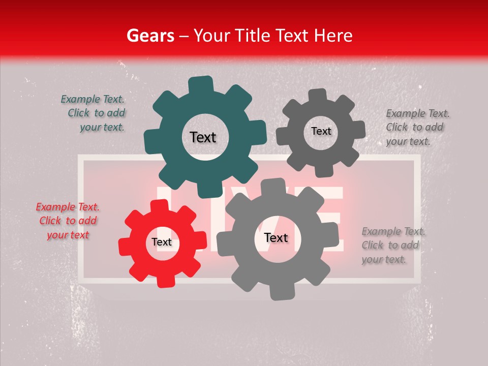 Signal Board Ether PowerPoint Template