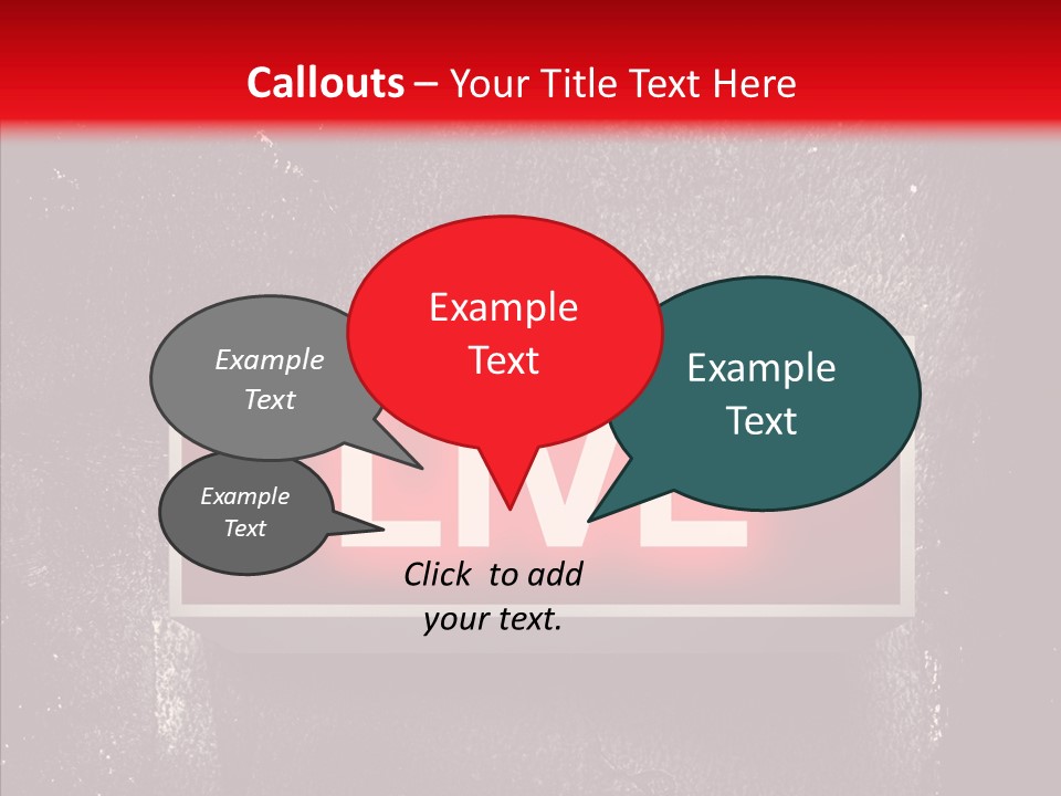 Signal Board Ether PowerPoint Template
