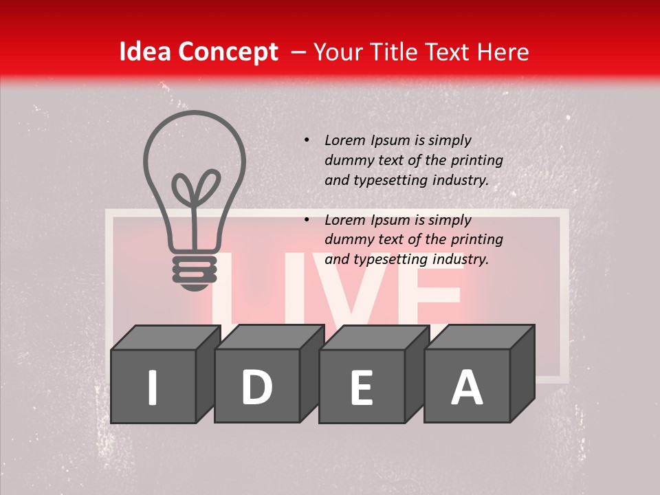 Signal Board Ether PowerPoint Template